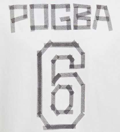 adidas Performance T-Shirt - Pogba Fußballgrafik - Weiß