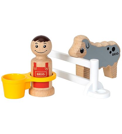 BRIO Farm set - 4 parts - Sheep 30399