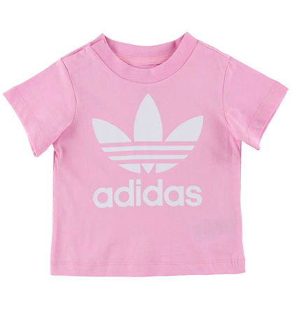 adidas Originals T Shirt True Pink White KW AT