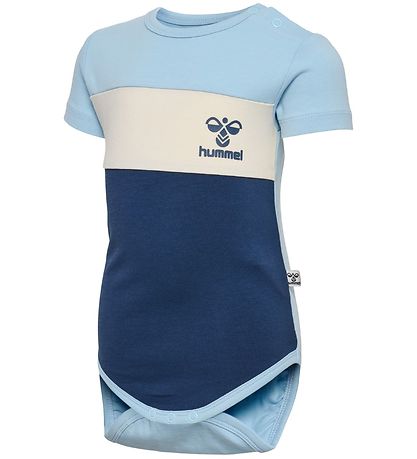 Hummel Bodysuit s/s - HmlHappy - Cerulean