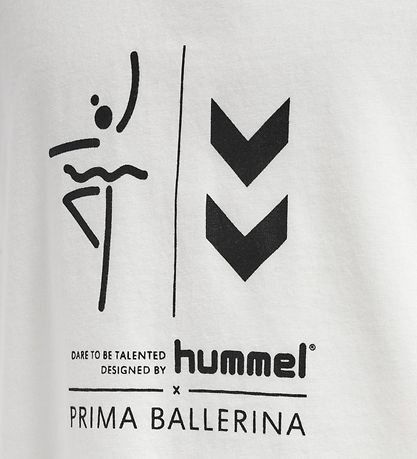 Hummel Stuttermabolur - hmlPrima Bee - Marshmallow