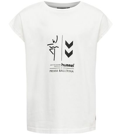 Hummel Stuttermabolur - hmlPrima Bee - Marshmallow
