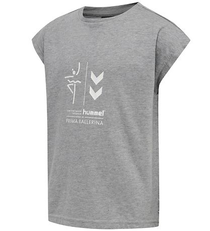 Hummel T-shirt - hmlPrima Bee - Grey Melange