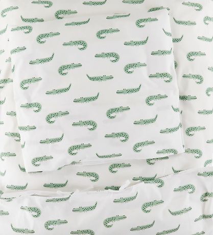 Nørgaard Madsens Bedding - Junior - White w. Crocodile