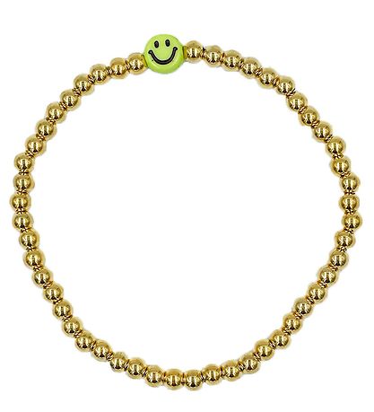 By Stær Armband - Smiley - Grün