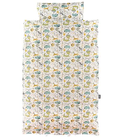Nørgaard Madsens Bedding - Baby - White w. Zoo Animals
