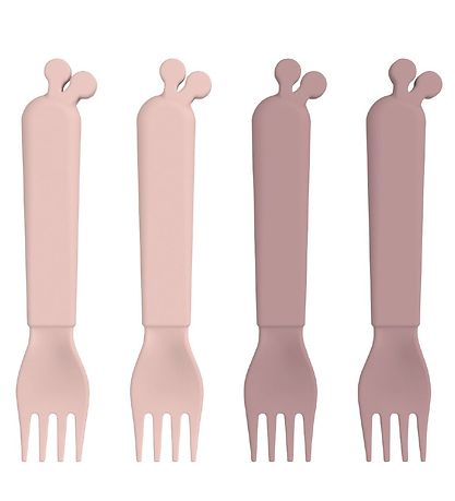 Done by Deer Cutlery - Fork - 4-Pack - Powder