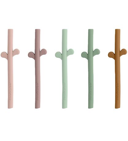 Done By Deer Straws - 5-Pack - Peekaboo - Powder Mix