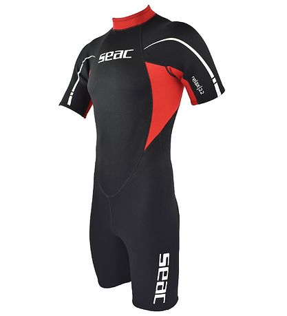 Seac Wetsuit - Relax Shorty Man 2.2 mm - Black/Red