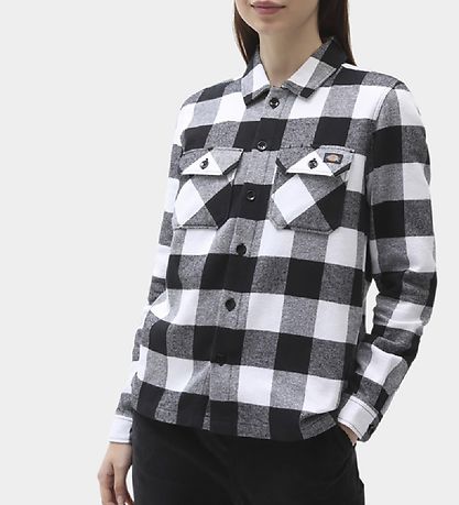 Dickies Hemd - New Sacramento - Schwarz/Weiß gestreift