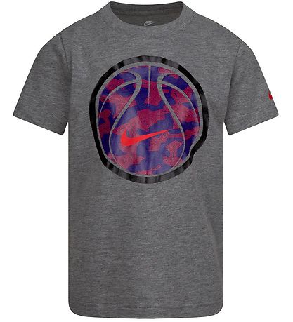Nike Stuttermabolur - Geometrics Ball - Kolefni Heather