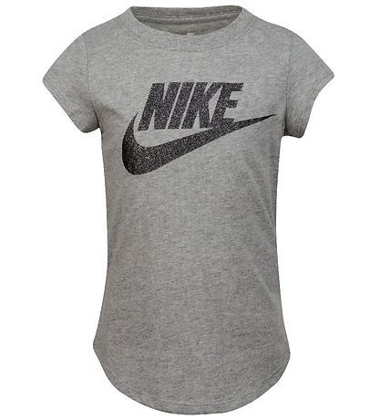 Nike Stuttermabolur - Futura - Dark Grey Heather
