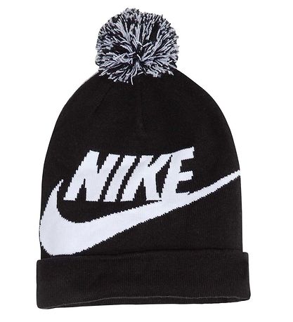 Nike Beanie/Gloves - Knitted - Swoosh - Black