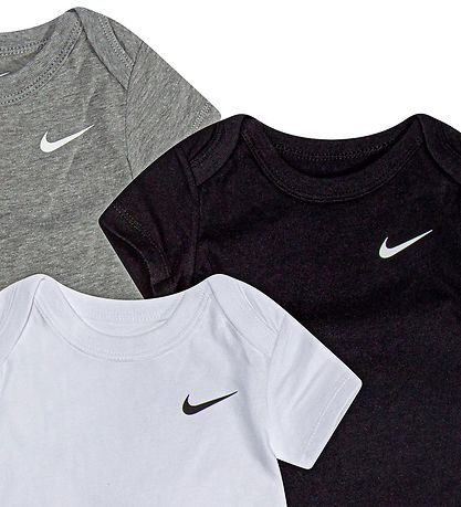 Nike Bodies k/ - Swoosh - 3-pack - Svart/Vit/Gr