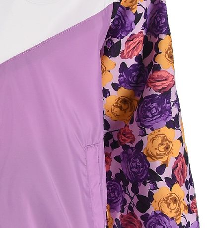 Nike Jacke - Floral Windrunner - Weiß/Lila