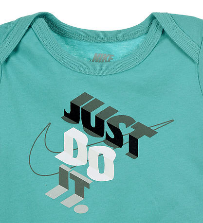 Nike Bodysuits s/s - Block - 3-Pak - Washed Teal