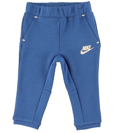 Nike Träningsset - Cardigan/Byxor - Blocked - Marina Blue