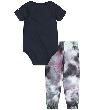 Nike Buxur/Samfella k/æ - Tie Dye - Svart