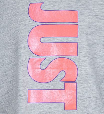 Nike Stuttermabolur - Gerðu það bara - Grey Heather