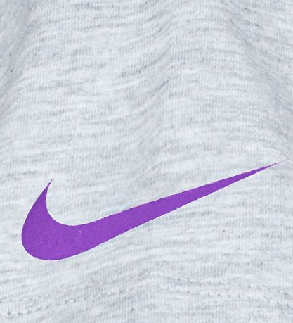Nike Stuttermabolur - Gerðu það bara - Grey Heather