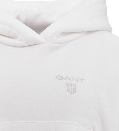 GANT Hoodie - Contrast Shield - Eggshell