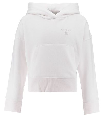 GANT Hoodie - Contrast Shield - Eggshell