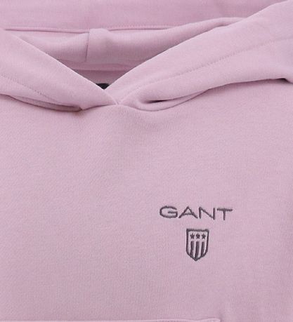 GANT Hettupeysa - Andstæða Shield - Winsome Orchid