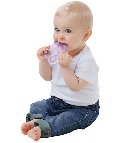 Playgro Beißring - 2er-Pack - Grün/Lila