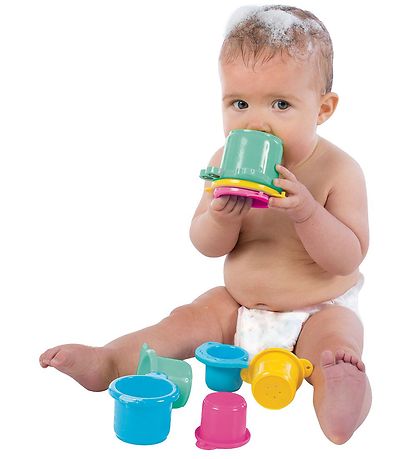 Playgro Stacking Blocks - Croc Cups - 8 pcs - Multicolour