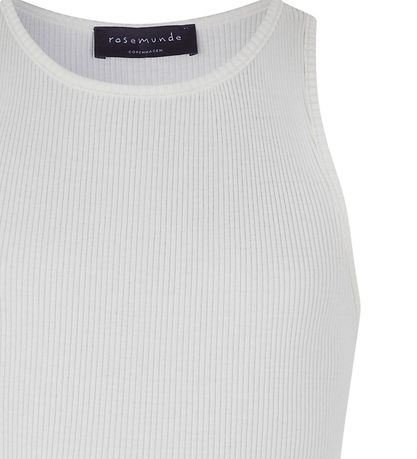 Rosemunde Tanktop - Seide/Baumwolle - Neu White