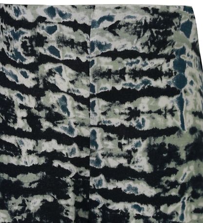Rosemunde Shorts - Blue Striped Tie Dye Print