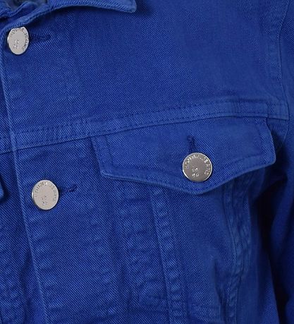 Cobalt blue denim jacket deals