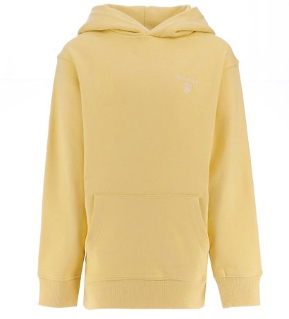 GANT Hettupeysa - Andstæða Shield - Létt Yellow
