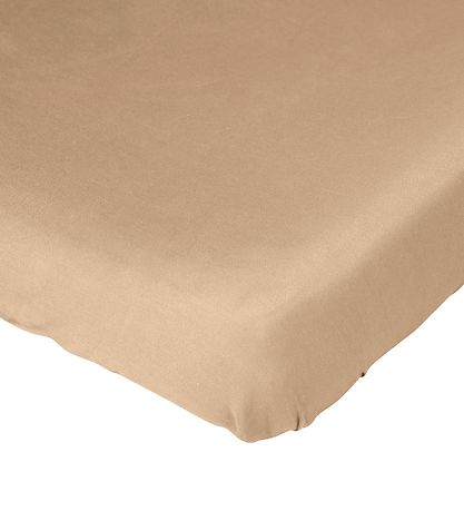 Nørgaard Madsens Bed Sheet - Jersey - 90x200 - Light Brown