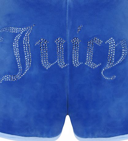 Juicy Couture Shorts - Velour - Ultramarin