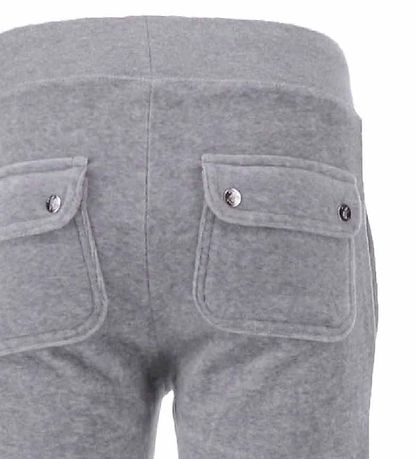 Juicy Couture Velourbyxor - Silver Marl