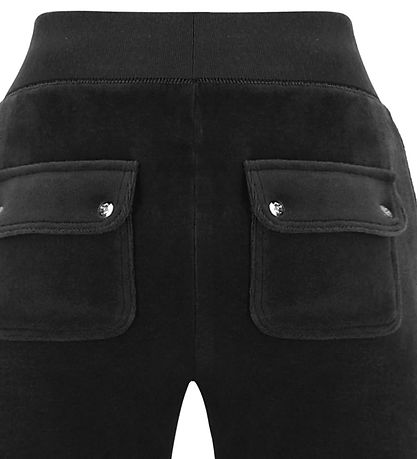Juicy Couture Velours Hosen - Schwarz