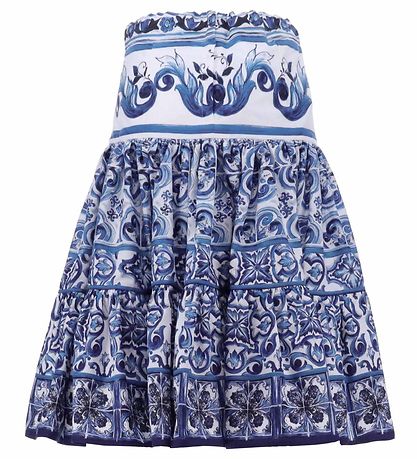 Jupe Dolce & Gabbana - Bleu Méditerranée - Blanc av. Bleu