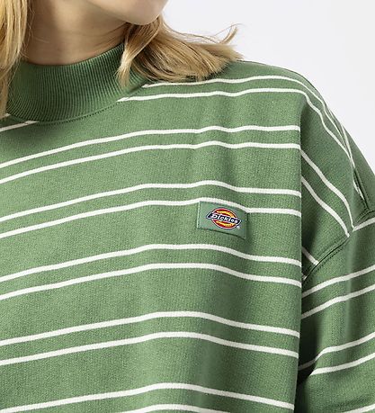 Dickies Sweatshirt - Westover - Dark Ivy w. Stripes