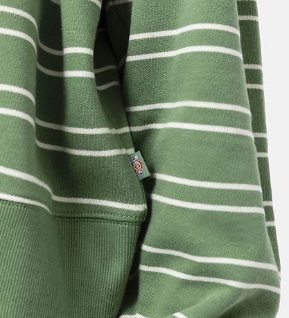 Sweat-shirt Dickies - Westover - Dark Ivy av. A Rayures