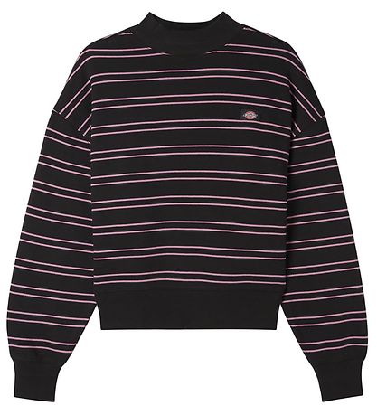 Dickies Sweatshirt - Westover - Black/Pink Striped