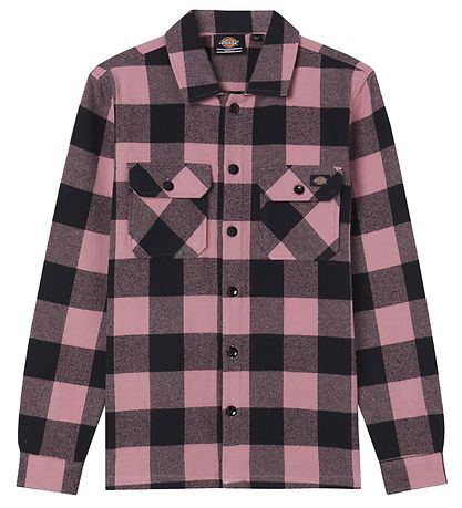 Dickies Hemd - New Sacramento - Foxglove/Schwarz Kariert