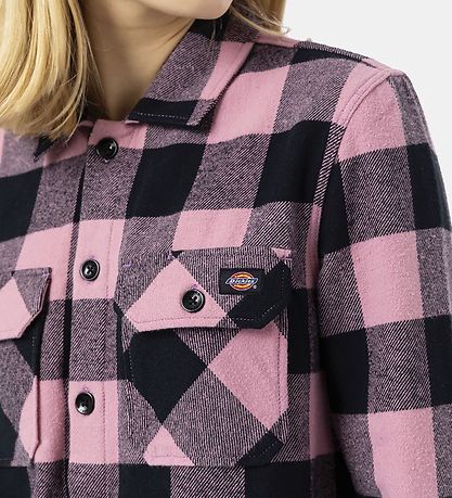 Dickies Hemd - New Sacramento - Foxglove/Schwarz Kariert