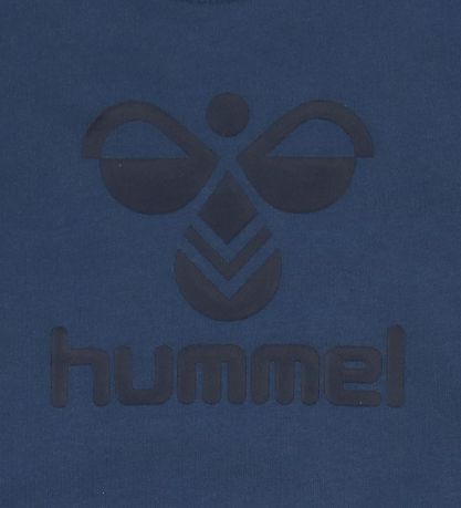 Hummel Bluse - hmlSteen - Ensign Blue m. Logo