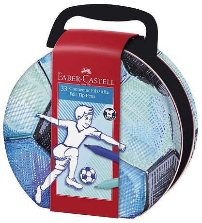 Faber-Castell Markers - Connector - 33 pcs - Football