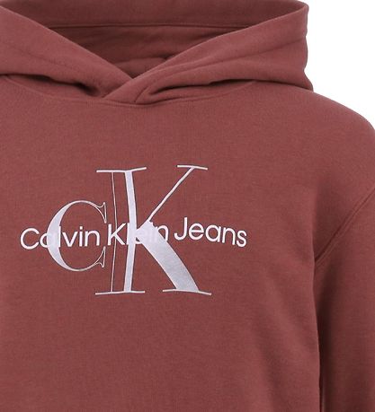 Calvin Klein Sweat Dress - Metallic Monogram - Terracotta Tile