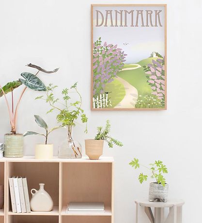 Vissevasse Veggspjald - 30x40 - Lilacs