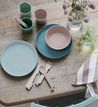 Done By Deer Cutlery - Spoon - 4-Pack - Lalee Mustard