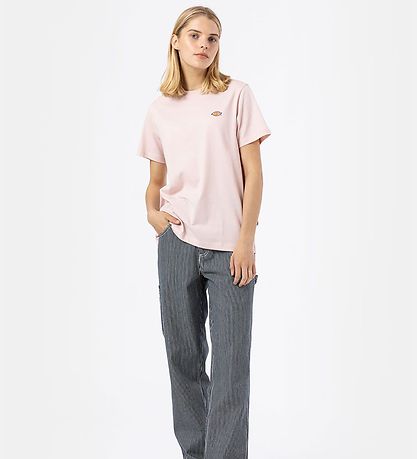 Dickies Stuttermabolur - Mapleton - Peach Svip