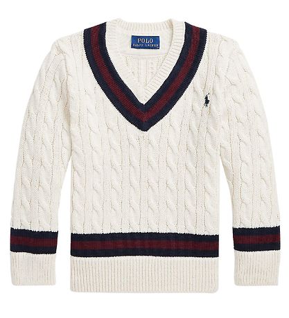 Polo Ralph Lauren Blússa - Prjónað - Klassík - Jurtamjólk Multi